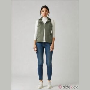 Strong & Dickerson Vest Zippers Open Front